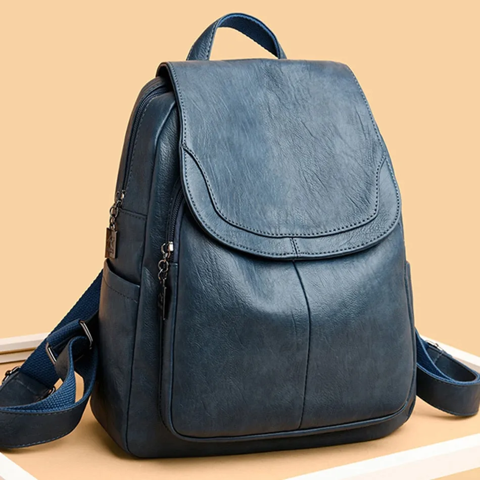 Women Leather Backpack