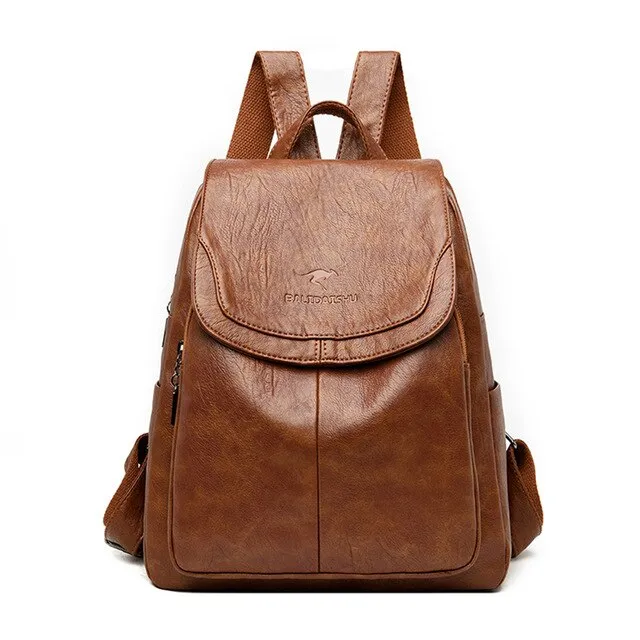Women Leather Backpack