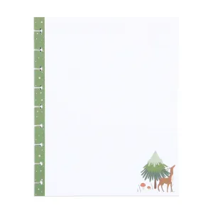 Woodland Seasons Christmas - Dotted Lined Classic Filler Paper - 40 Sheets